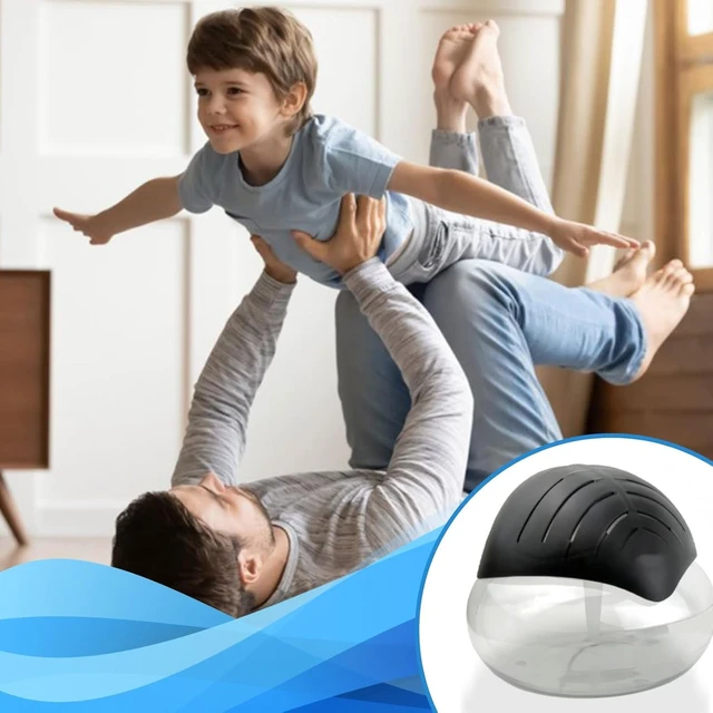 Alt view image 4 of 6 - Air Humidifier with Colorful LED Lights for Bedroom, Living Room, OfficeTransparent and black