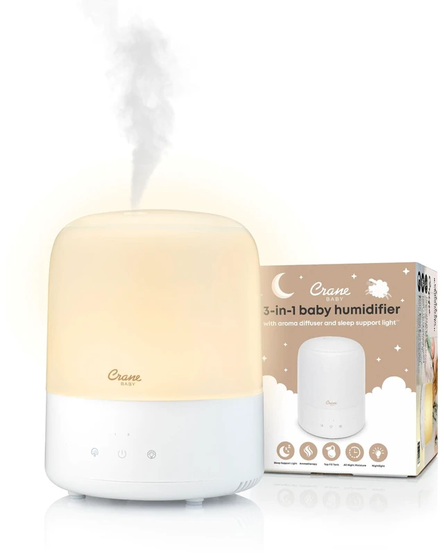 Main image of 3-In-1 Baby Humidifier Aroma Diffuser with Adjustable Nightlight, Auto-Shutoff, Humidifier for Baby Nursery, Baby Diffuser for Nursery