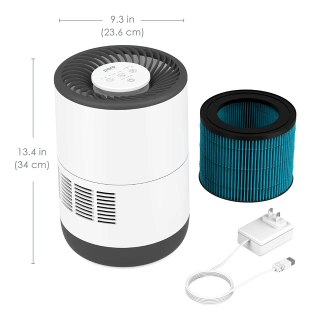 Alt view image 6 of 7 - MistAire EVA-Speed Evaporative Humidifier | 4 Speeds, Up to 500 Sq. Ft. Coverage, 2.8L Tank, Up to 28 Hours of Runtime