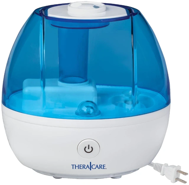 Main image of Cool Mist Ultrasonic Humidifier, 0.5 Gallon | Soothing Cool Mist for Medium Rooms, 16-Hour Run Time, No Filter Required, Quiet Whole-Room Comfort