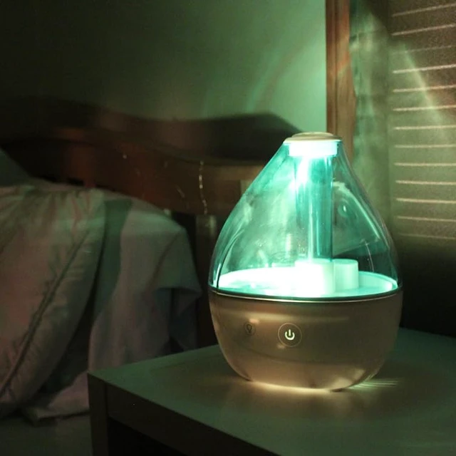 Alt view image 4 of 6 - Personal Ultrasonic Cool Mist Humidifier 1.5 Liter, 8-Hour Run Time, Whisper Quiet, Auto Shut-Off, Filter-Free for Small Rooms, Offices, Nursery, Travel