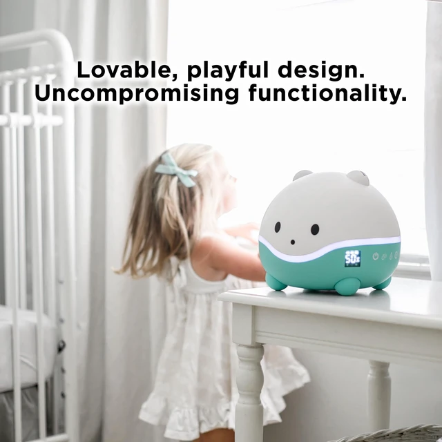 Alt view image 6 of 6 - WISPI 3-in-1 Humidifier, Diffuser & Night Light for Baby/Kids - 3 Mist Strength, 7 LED Color Changing Lights, Essential Oil Tray for Aromatherapy - Cute Humidifiers for Bedroom/Nursery