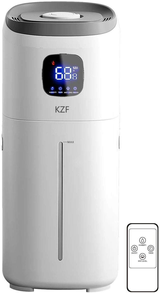 Main image of Humidifiers for Bedroom, 15L Large Room Humidifier, 2000 Sq.ft Coverage, 72Hrs Runtime, Top Fill, 26dB Quiet, 3 Mist Levels & Diffuser, Auto Shut-Off, Ready for Baby Nursery Home and Plants