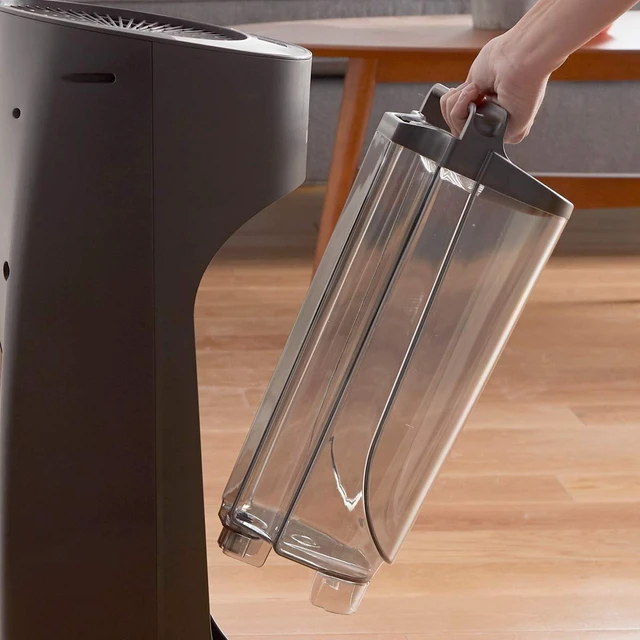 Alt view image 2 of 2 - Top Fill Tower Humidifier, Digital Humidistat, Black Cool Mist Humidifiers for Bedroom, Home or Office with Space-Saving Tower Design
