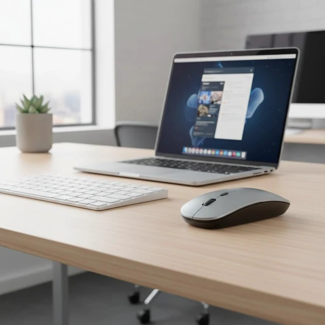 Alt view image 5 of 5 - Portable Wireless Mouse for Laptop, PC, MacBook, Desktop, 2023 Version 2.4G Computer Optical/Ergonomic Mouse 6 Buttons, 800/1200/1600 DPI, with USB Receiver - Black