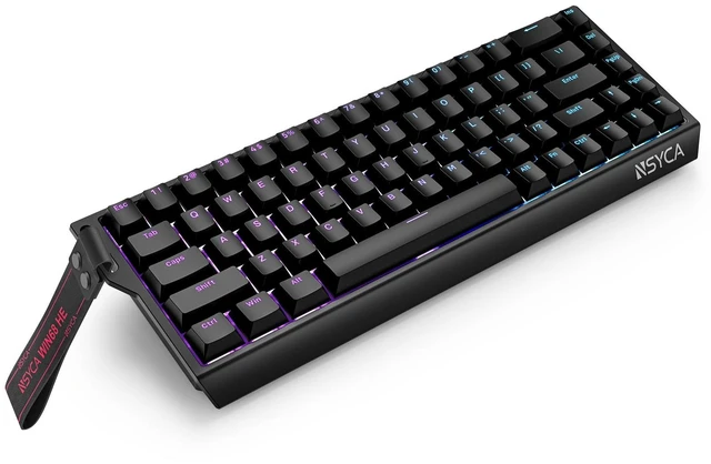 Main image of WIN68 HE Hall Effect Keyboard, Rapid Trigger Magnetic Gaming Keyboard, 8000Hz Polling Rate, DKS & SOCD, 0.01mm Adjustable, RGB PBT Keycaps, 60% Wired Keyboard for FPS Gaming PC & MacBlack