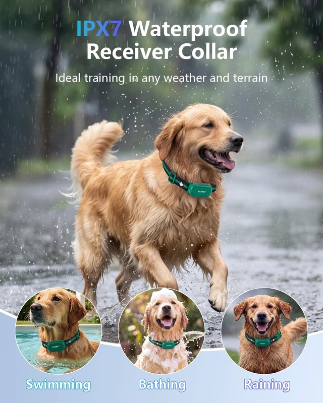Alt view image 4 of 7 - Dog Shock Collar with Remote Control - 4000FT Safe Training Collar | IPX7 Waterproof 3 Modes(Beep/Vibration/Shock) Shock Collar for Dogs 8-120Lbs, Rechargeable for Small Medium Large Dogs