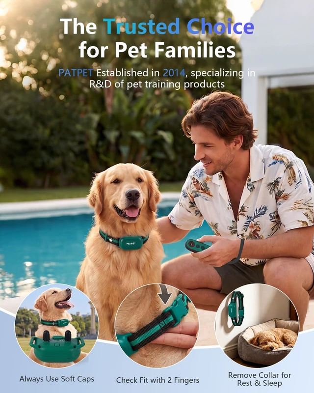 Alt view image 6 of 7 - Dog Shock Collar with Remote Control - 4000FT Safe Training Collar | IPX7 Waterproof 3 Modes(Beep/Vibration/Shock) Shock Collar for Dogs 8-120Lbs, Rechargeable for Small Medium Large Dogs