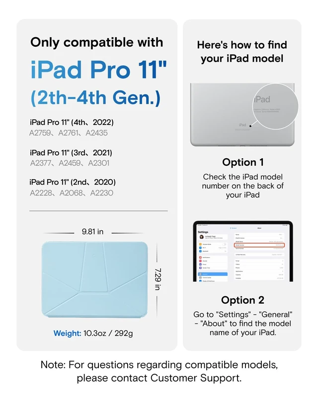 Alt view image 2 of 7 - Dynamic Folio Case for iPad Pro 13 Inch M5 2025 & M4 2024 | 20+ Viewing Angles | Unltr-Thin | Slim | Seamless Snap-on | Magnetic Stand | Portable |Two Tone | Auto Wake/Sleep