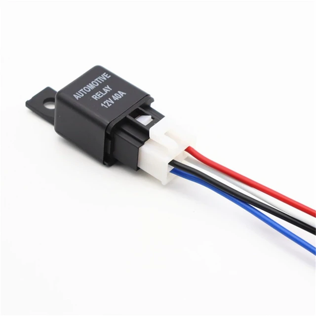 Alt view image 3 of 3 - 12V40A Car Air Conditioning Relay Fog Headlight Fan Wiring Harness 1Pcs( *)