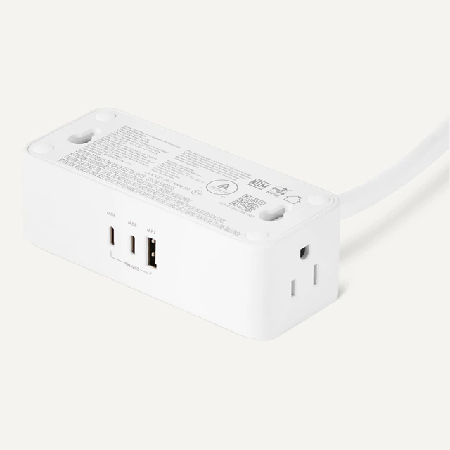 Alt view image 4 of 5 - Power Strip with 4 AC Outlets, 20W USB C Fast Charging, 2 USB C, 1 USB A Port, 5 ft Extension Cord, Home, Office, Travel, TUV Listed