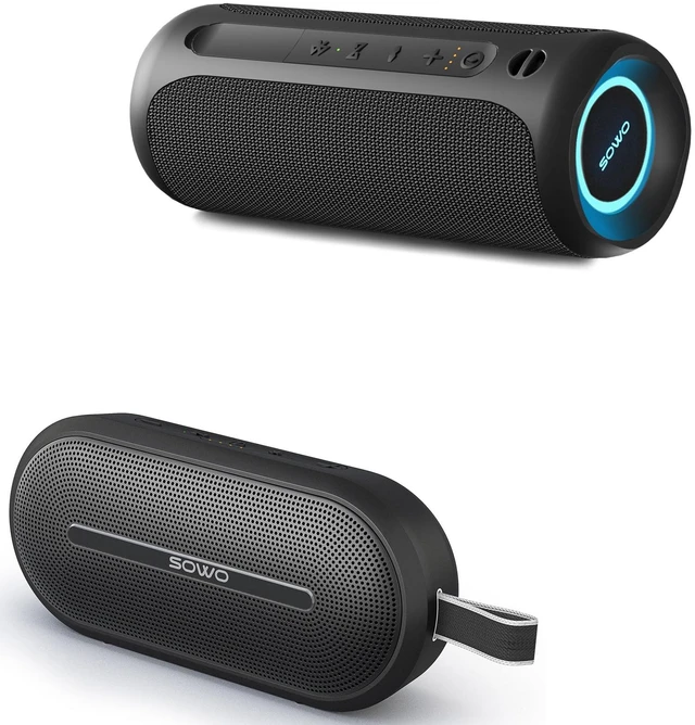 Main image of Portable Bluetooth Speaker - Wireless Speaker Waterproof with Partyboom Technology - 40W, Loud Clear Stereo Sound and Bass Boost - 16H Playtime for Outdoor, Camping and Travel Use