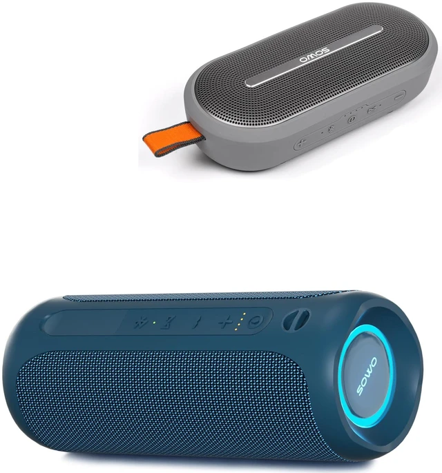 Main image of Portable Bluetooth Speaker - Wireless Speaker Waterproof with Partyboom Technology - 40W, Loud Clear Stereo Sound and Bass Boost - 16H Playtime for Outdoor, Camping and Travel Use