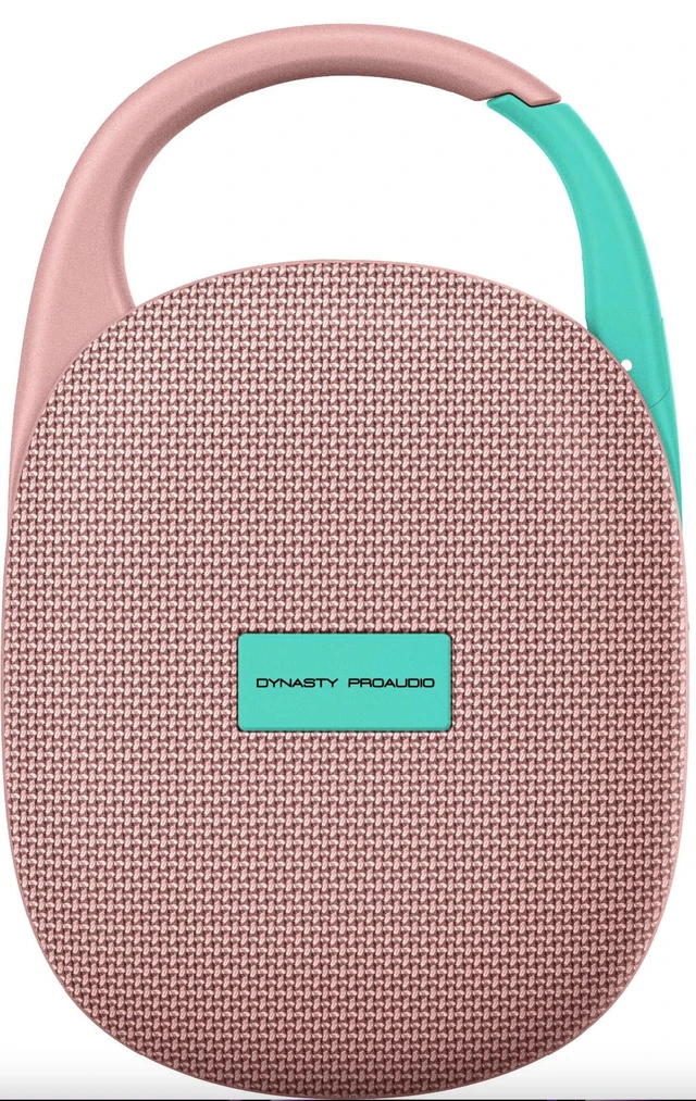 Alt view image 4 of 6 - SB-POD Ultra-Portable Bluetooth Speaker with LED Ambient Lights, IPX7 Waterproof & Dustproof, Blueotooth 5.3, HD Sound, Punch Bass, Integrated Carabiner, Stereo Pairing (Pink)