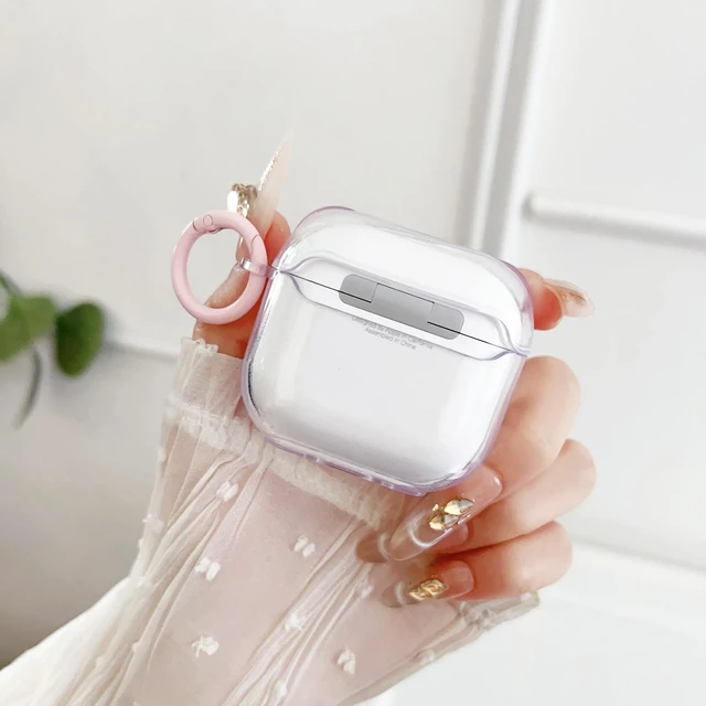 Alt view image 4 of 7 - Compatible with AirPods 5 & 4 Clear Case Pink Bow for Women + Cleaner Kit | 3D Bow Pattern Desiged iPods 5 4 Soft TPU Cases with Cute Butterfly Keychain for Airpod 5 4 2026/2024 for Girls Women Pink