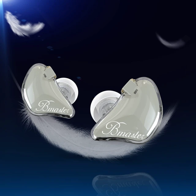 Alt view image 3 of 7 - Bmaster Triple Drivers in Ear Monitor Headphone (Gray) | sound isolation iem with two detachable mmcx cables,carrying kit fit, ideal for audio engineer musician