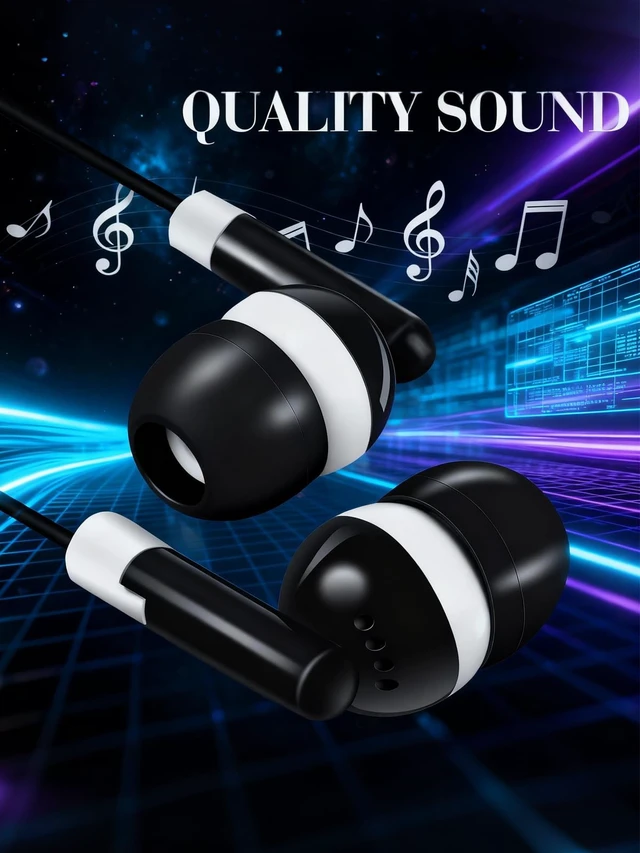 Alt view image 7 of 7 - 100-Pack Bulk Earbuds for Classroom & Library (Black & White) | Wired Headphones for School Students, Testing Centers & Training | No Microphone, 3.5mm Jack Compatible with iPad/PC