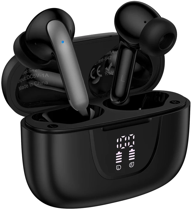 Main image of Earbuds Bluetooth 5.3 in Ear Headphone for Samsung Galaxy S26 S25 | S24 Ultra S23 S22 S20 A16 A17 60H Playback LED Power Display IPX7 Waterproof Sports in Ear Earphone with Mic for iPhone 17/1