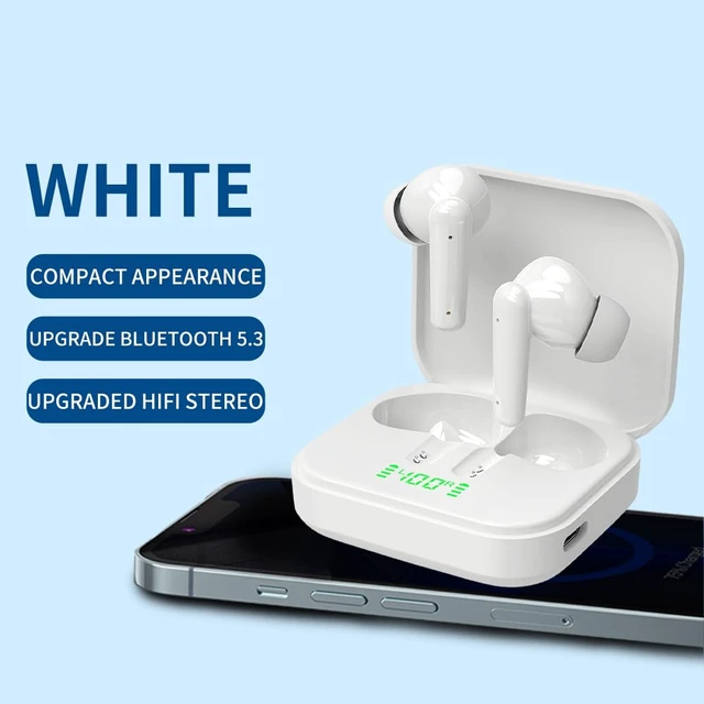 Alt view image 2 of 6 - Wireless Earbuds, Deep Bass Bluetooth 5.3 Headphones 48Hrs Battery Life with Wireless Charging Case, Sport Ear Buds IPX7 Waterproof True TWS Built in Mic Power Display for Android iOS