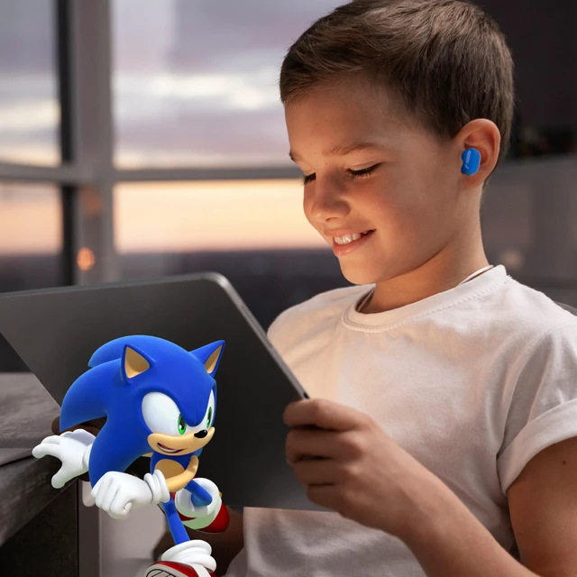 Alt view image 5 of 7 - - Wireless Earbuds Sonic, True Wireless Bluetooth Earbuds with Active Noise Cancelling, in-Ear Headphones with Charging Case, Sonic Blue