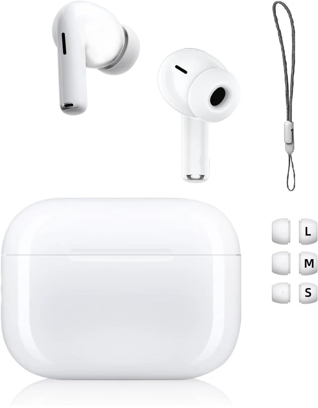 Main image of Wireless Earbuds Bluetooth 5.3 Headphones Noise Cancelling Air Buds Pods (2nd) 3D Stereo Ear pods in-Ear Ear Buds with Deep Bass Earphones Sport Headsets for Android/Samsung/Apple iPhone