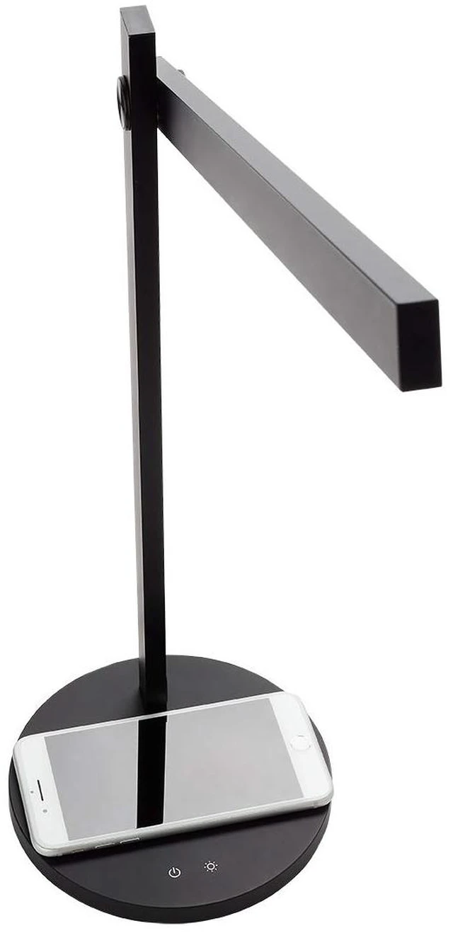 Main image of Adonis White Metal Dimmable and Adjustable Color Temperature Energy-Efficient Modern LED Desk Lamp with Built-in Wireless Phone Charger