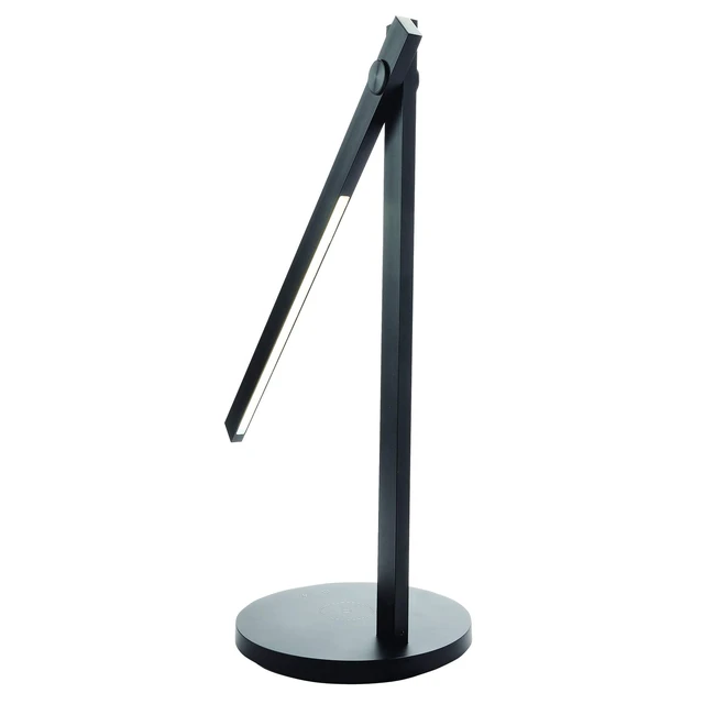 Alt view image 2 of 6 - Adonis White Metal Dimmable and Adjustable Color Temperature Energy-Efficient Modern LED Desk Lamp with Built-in Wireless Phone Charger