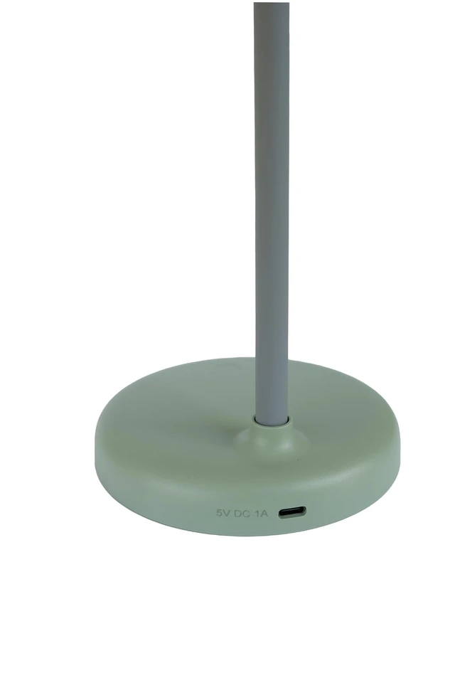 Alt view image 2 of 7 - Japandi Desk Lamp, Minimalist LED Light Stepless Dimming (M.Green) | Nordic Aesthetic Japanese Style, One-Touch Smart Sensor Control, Foldable Head, Matte Finish, Dorm Office Decor Nightstand