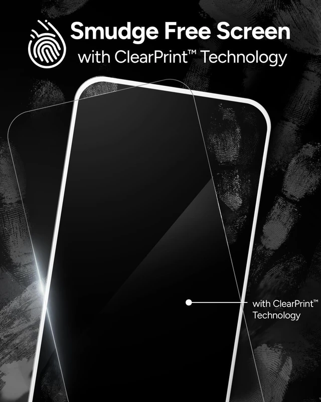 Alt view image 5 of 7 - Elite Glass Screen Protector for iPhone 16 and iPhone 15-5X Stronger Tempered Glass, Scratch & Impact Protection, Smudge-Resistant, Easy to Install, InvisibleShield - Clear