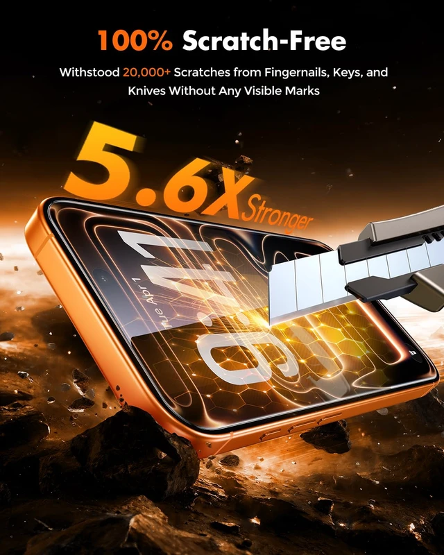 Alt view image 4 of 7 - Screen Protector for iPhone 17 Pro Max, One-Pull to Install | 3-Pack 9H+ Tempered Glass, 3X Impact Cushioning, 99.99% HD Clear, Cases Friendly, Bubble Free, Quick-Installation Box