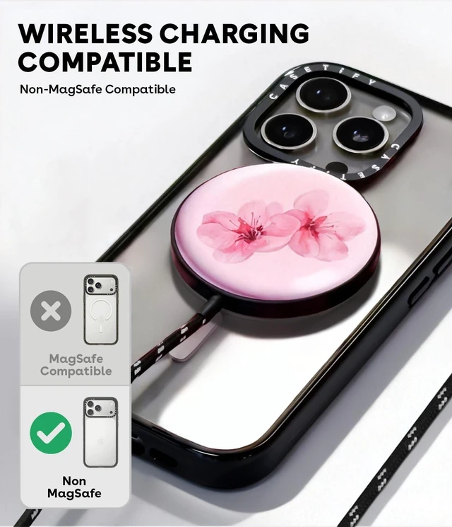 Alt view image 7 of 7 - for iPhone 15 Pro Case - Compact | Lightweight | 4ft. 2x Military Grade Drop Protection | Cheetah Paradise Pink | Black
