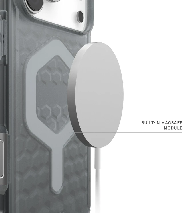 Alt view image 4 of 7 - Essential Armor for iPhone 18 Pro Max Case/iPhone 17 Pro Max Case, Ash | Compatible, Thin, Ergonomic, Corner Protection, Anti-Slip Grip, Shock Absorption, Raised , 15ft Drop Protection