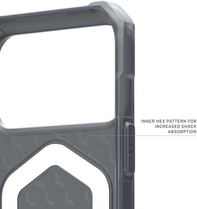 Alt view image 6 of 7 - Essential Armor for iPhone 18 Pro Max Case/iPhone 17 Pro Max Case, Ash | Compatible, Thin, Ergonomic, Corner Protection, Anti-Slip Grip, Shock Absorption, Raised , 15ft Drop Protection