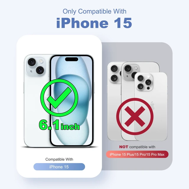 Alt view image 2 of 7 - Plating Clear Phone Case for iPhone 15 with Stand 6.1", Blue | Plating Glossy Case for iPhone 15 Phone Case,Magnetic Ring Stand,Compatible with Mag-Safe,Full Camera Protector,TPU