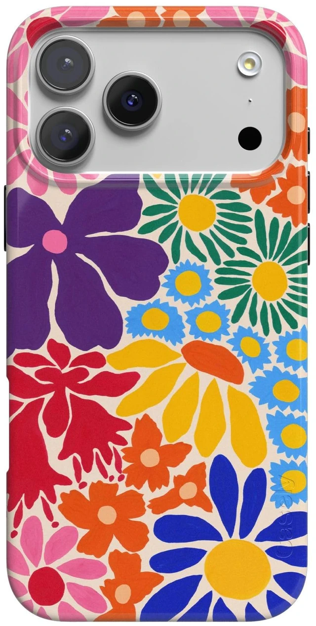 Main image of iPhone 18 Pro Case | Flower Patch | Multi-Color Floral | Compatible with MagSafe | Classic Ultra Slim Design