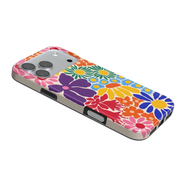 Alt view image 7 of 7 - iPhone 18 Pro Case | Flower Patch | Multi-Color Floral | Compatible with MagSafe | Classic Ultra Slim Design
