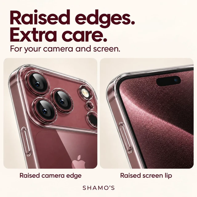 Alt view image 5 of 7 - Slim Clear TPU iPhone 18 Pro Max Case & iPhone 17 Pro Max Case Camera Protection, Shockproof, Anti-Yellowing, Scratch-Resistant, Wireless Charging Compatible, Enhanced Grip