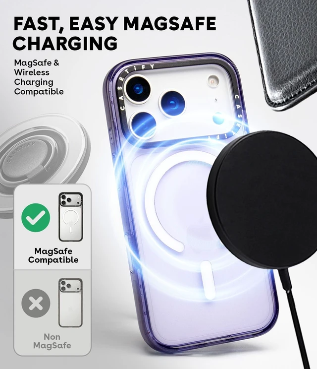 Alt view image 3 of 7 - for iPhone 17 Pro Max Case - Impact Compatible with MagSafe | 8.2 ft. 4x Military Grade Drop Protection | Cheetah Paradise Pink | Pink