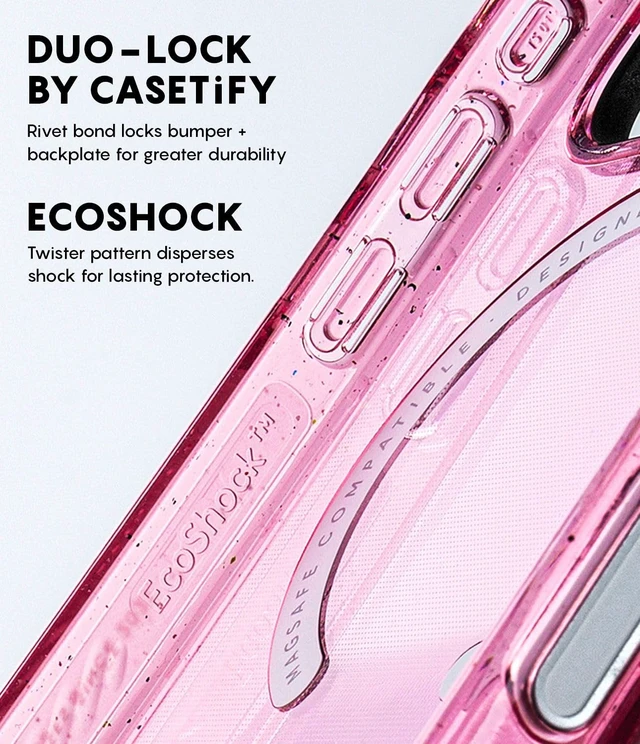 Alt view image 6 of 7 - for iPhone 17 Pro Max Case - Impact Compatible with MagSafe | 8.2 ft. 4x Military Grade Drop Protection | Cheetah Paradise Pink | Pink