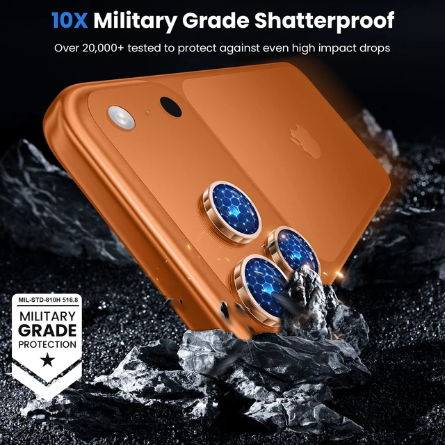 Alt view image 5 of 6 - for iPhone 17 Pro/iPhone 17 Pro Max Camera Lens Protector | Original Shooting Mode, Individual Metal Cover Film, Shatterproof HD Tempered Glass Camera Screen Protector, Clear