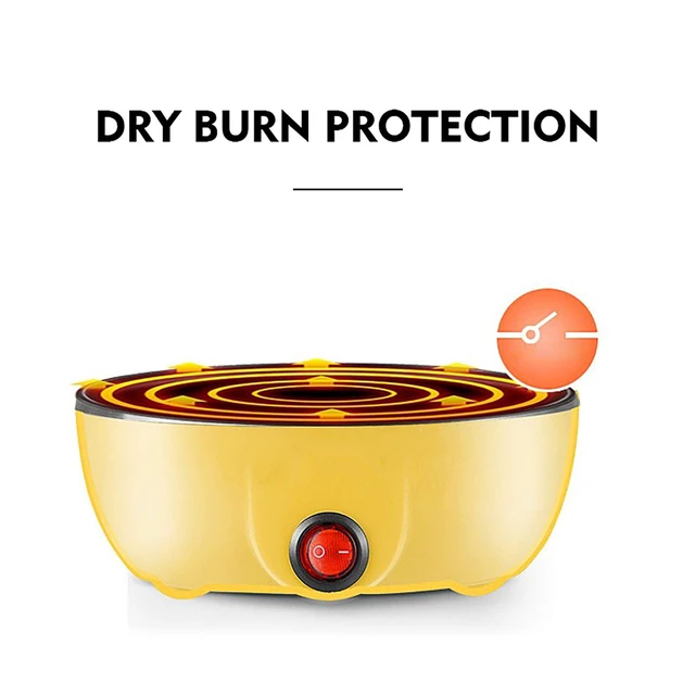 Alt view image 4 of 7 - 14-Egg 2 Tiers Electric Egg Cooker for Hard Boiled Eggs Egg Steamer Yellow | 2 Layers Hard Boiled Egg Cooker with Auto Shut-Off, Egg Boiler Machine Kitchen Essentials Gift for Women Men Cool Stuff
