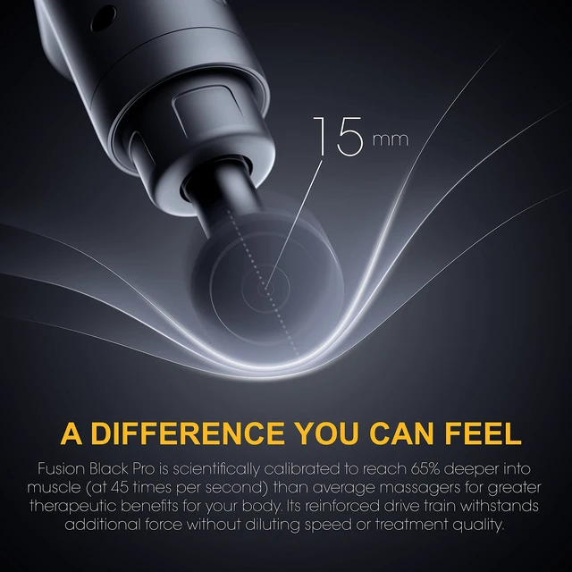 Alt view image 5 of 7 - Deep Tissue Massage Gun for Athletes - Percussion Massager for Pain Relief, Muscle Therapy and Relaxation