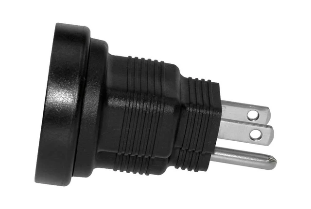 Alt view image 2 of 5 - 3 Prong Power Plug Adapter, Australia AS3112 Receptacle to USA NEMA 5-15P