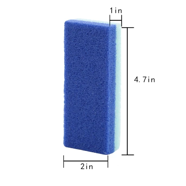 Alt view image 2 of 6 - Foot Pumice Stone for Feet Hard Skin Callus Remover and Scrubber (Pack of 2) (Blue&Purple)