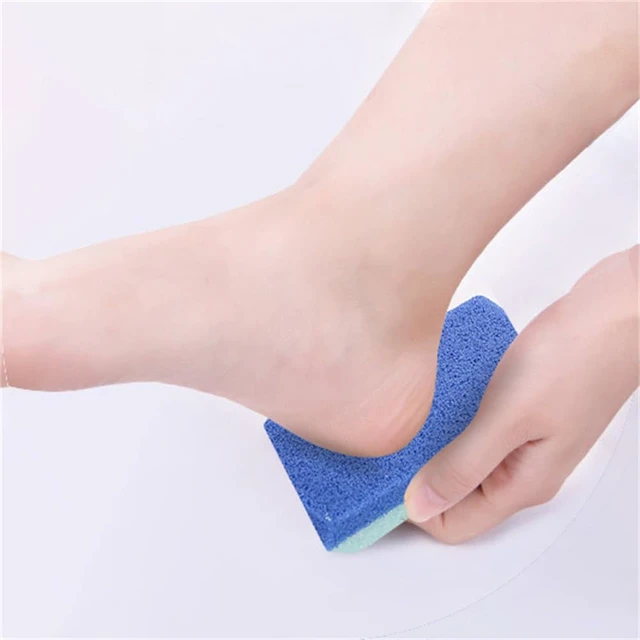 Alt view image 4 of 6 - Foot Pumice Stone for Feet Hard Skin Callus Remover and Scrubber (Pack of 2) (Blue&Purple)