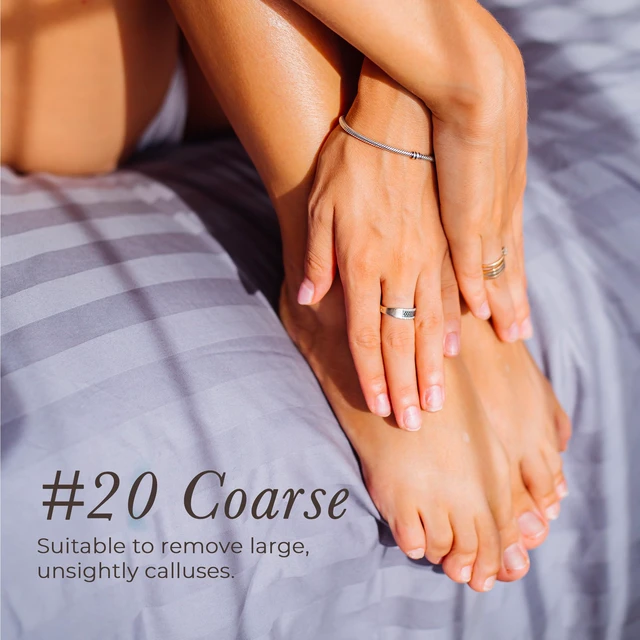 Alt view image 2 of 7 - Luxury Diamond Foot Buffer #20 Coarse Grit for Large Calluses | Rough Skin, no handle