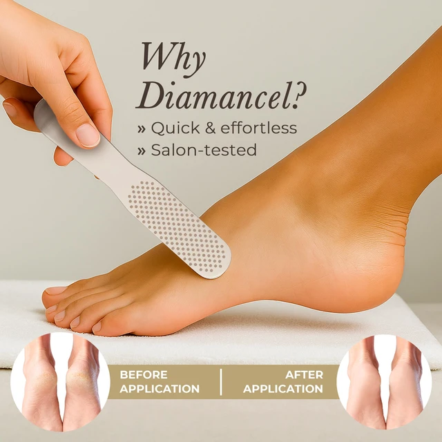 Alt view image 4 of 7 - Luxury Diamond Foot Buffer #20 Coarse Grit for Large Calluses | Rough Skin, no handle