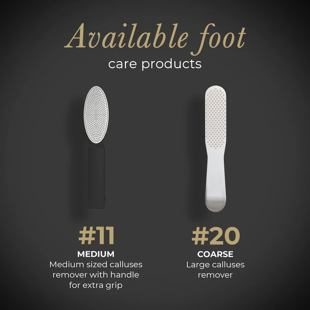 Alt view image 5 of 7 - Luxury Diamond Foot Buffer #20 Coarse Grit for Large Calluses | Rough Skin, no handle