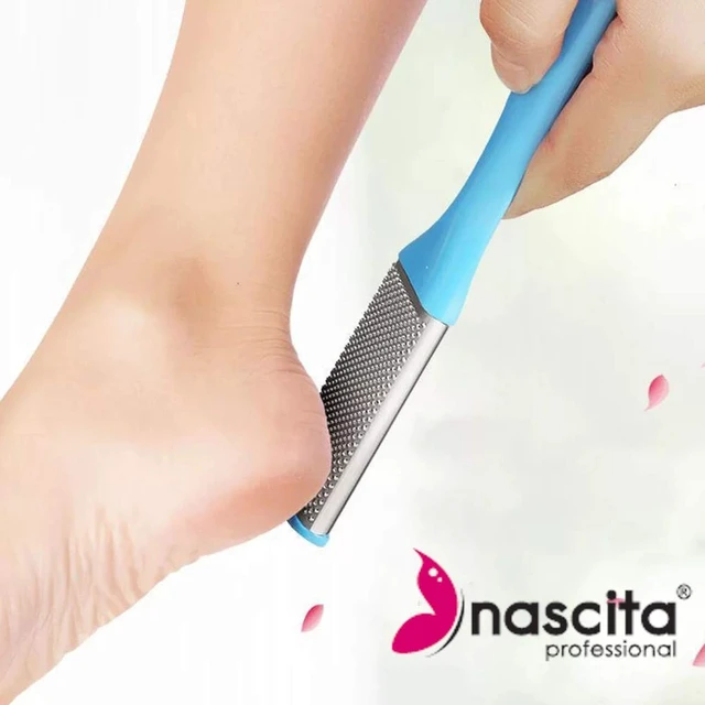 Alt view image 5 of 7 - Nascita Foot Scrubber, Colossal Foot Rasp Foot File and Callus Remover For Feet. Pumice Stone For Feet, Best Foot Care Pedicure Metal Surface Tool to Remove Hard Skin.