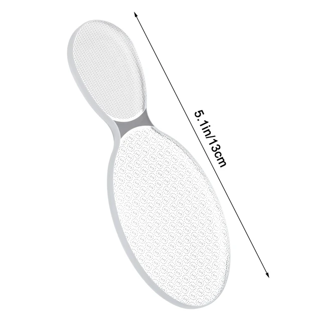 Alt view image 2 of 7 - 2 Pcs Nano Foot File Glass Nail File Foot Scrubber Callus Remover Rough and Smooth Sides Professional Pedicure Tools at Home Heel Scraper for Dead Skin Removal Cracking Wet and Dry Feet